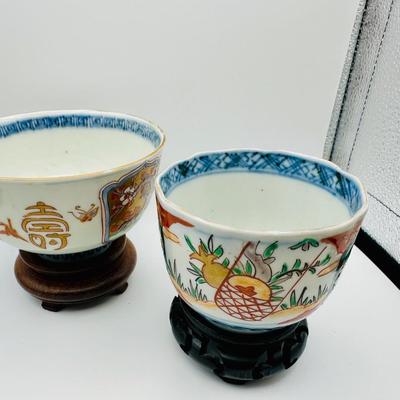 Decor - 2 Japan Imari rice bowls
