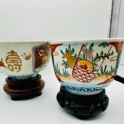Decor - 2 Japan Imari rice bowls