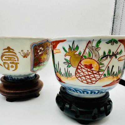 Decor - 2 Japan Imari rice bowls