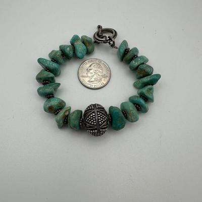 Jewelry Turtquoise & Silver bracelet