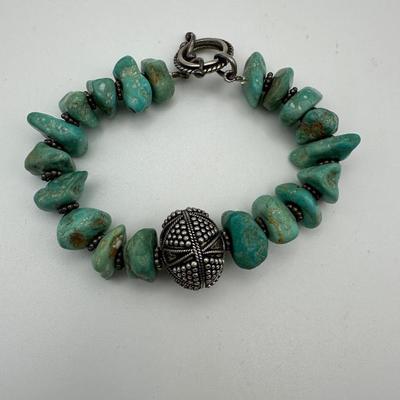 Jewelry Turtquoise & Silver bracelet