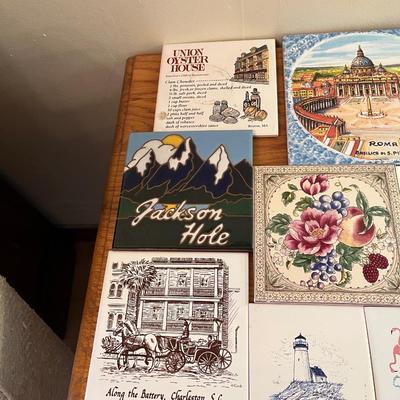 Sale Photo Thumbnail #212: Lot of Ceramic Tile Trivets