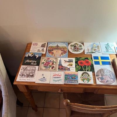 Sale Photo Thumbnail #210: Lot of Ceramic Tile Trivets