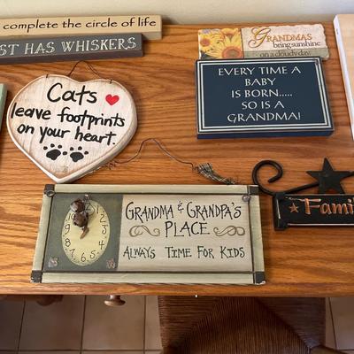 Sale Photo Thumbnail #222: Lot of Signs