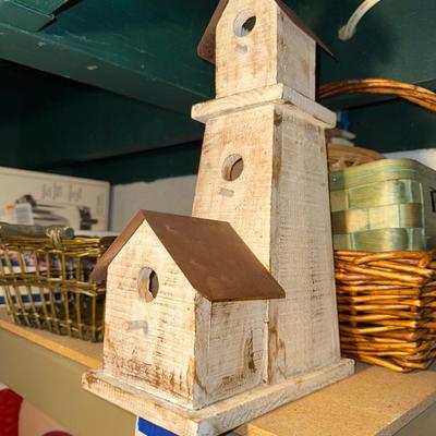Sale Photo Thumbnail #142: D12-birdhouse and baskets