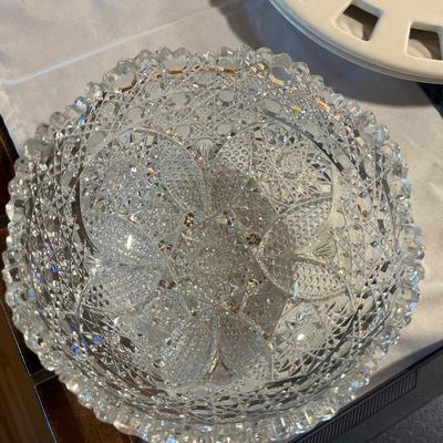 Sale Photo Thumbnail #230: American Brilliant Period Cut Glass Bowl
Approximately 8"X3.5"