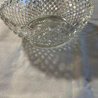 Sale Photo Thumbnail #234: English Hobnail Clear Glass Bowl By Westmoreland Glass Co. 7" Wide