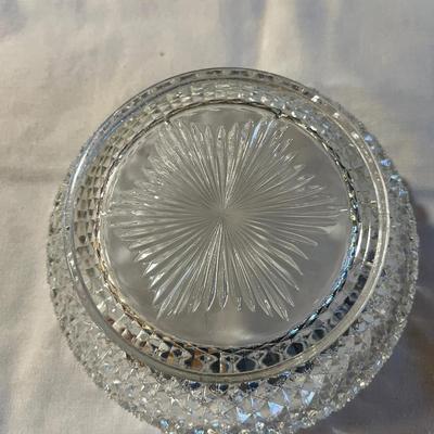Sale Photo Thumbnail #235: English Hobnail Clear Glass Bowl By Westmoreland Glass Co. 7" Wide