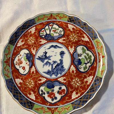 Sale Photo Thumbnail #236: Japanese Imari Porcelain Plate By Takahashi   10.25"