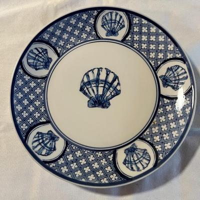 Sale Photo Thumbnail #242: Sea Shell Design Decorative Plate  10.25' Wide
