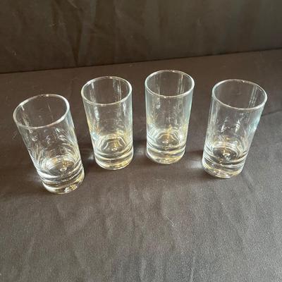 Red Swirl Wine Glasses, Hammered & Frosted Stem Martini Glasses & More (PC-BC)