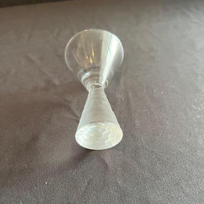 Red Swirl Wine Glasses, Hammered & Frosted Stem Martini Glasses & More (PC-BC)