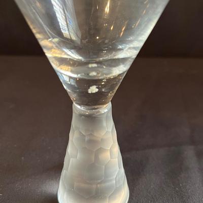 Red Swirl Wine Glasses, Hammered & Frosted Stem Martini Glasses & More (PC-BC)