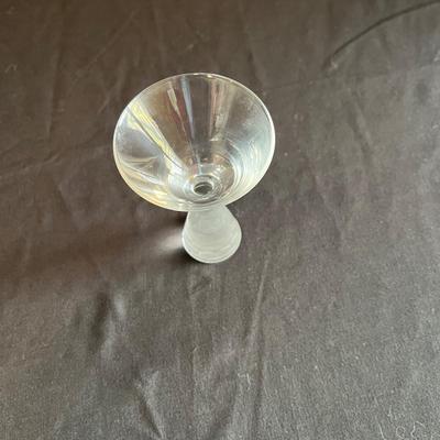 Red Swirl Wine Glasses, Hammered & Frosted Stem Martini Glasses & More (PC-BC)