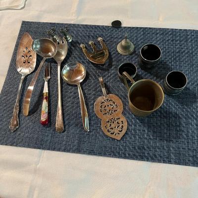 Assortment of Silverplated Items and More