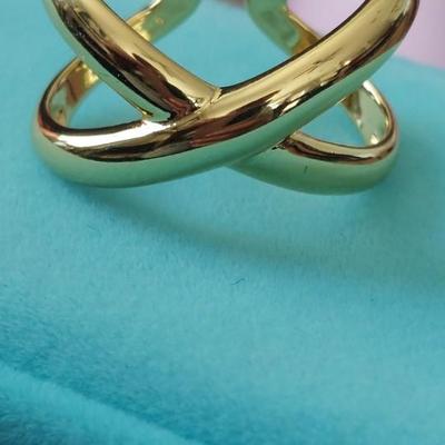 18kt Gold Overlay sterling silver Ring
