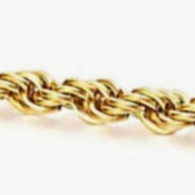 18" 10kt solid gold chain