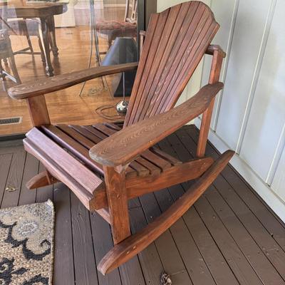 Adirondack Rocking Chair