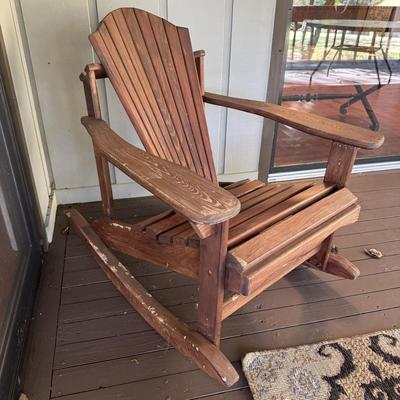Adirondack Rocking Chair