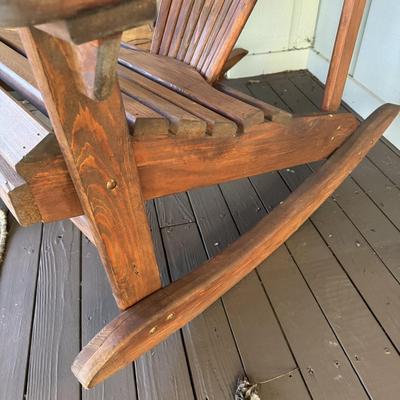 Adirondack Rocking Chair