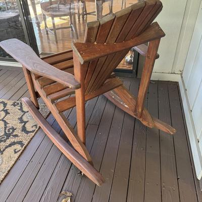 Adirondack Rocking Chair