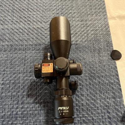 Sale Photo Thumbnail #294: Pinty 2.5-10X40 Red Green Illuminated Mil-dot Tactical Rifle Scope