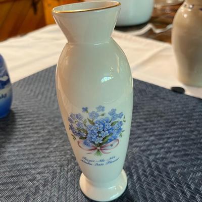 Set of Three Bud Vases, Two From Alaska