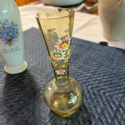 Set of Three Bud Vases, Two From Alaska