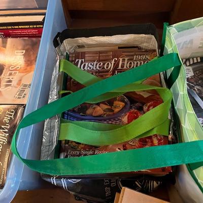 Sale Photo Thumbnail #320: Two Totes full of Vintage Cookbooks