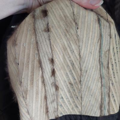 Vintage Chevron Mink Fur Coat (BB1-BBL)