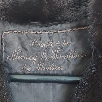 Vintage Chevron Mink Fur Coat (BB1-BBL)