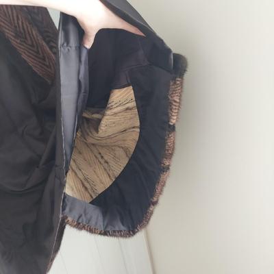 Vintage Chevron Mink Fur Coat (BB1-BBL)