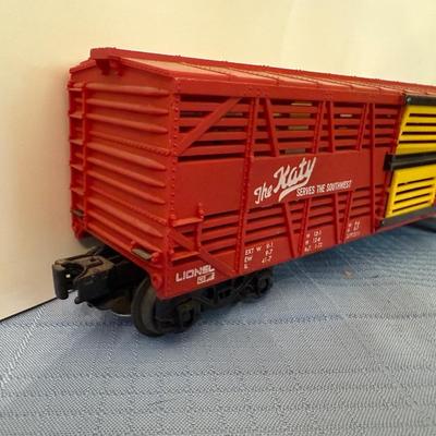 Vintage train set, mix of metal and plastic cars
