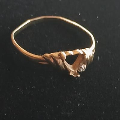 Three bands - with missing stones 14k WIC 6 - 14k - CI 10k marked - 14 k - 10 k Gold bands