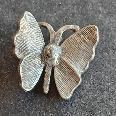 Filigree Butterfly ring size 6 with MIZOAH butterfly Lapel pin