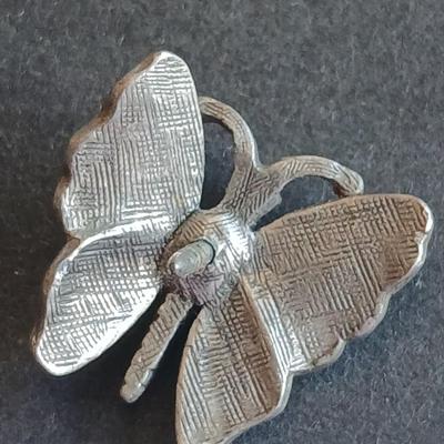Filigree Butterfly ring size 6 with MIZOAH butterfly Lapel pin