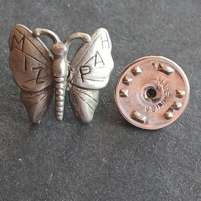 Filigree Butterfly ring size 6 with MIZOAH butterfly Lapel pin