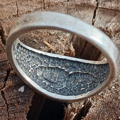 Vintage Sterling Silver Oak Leaf Ring, W.M. Wheeler Mfg. Co., Serling silver .925 Size 11