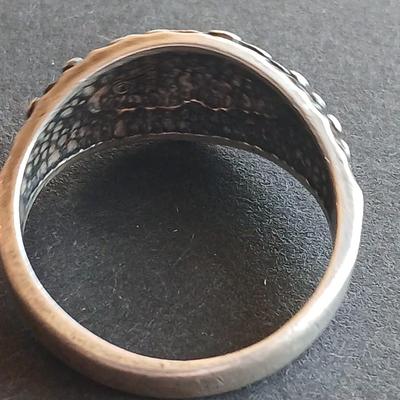 Vintage Sterling Silver Oak Leaf Ring, W.M. Wheeler Mfg. Co., Serling silver .925 Size 11