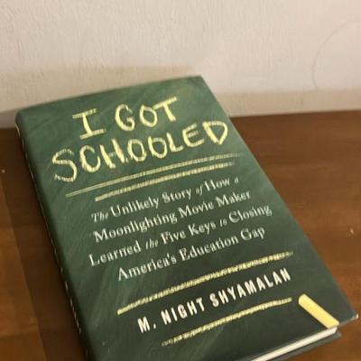 Rare Signed First Edition: "I Got Schooled" by M. Night Shyamalan – Education Reform Meets Hollywood