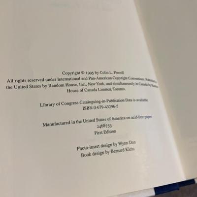 Rare Signed First Edition: Colin Powell's My American Journey Autobiography (1995)