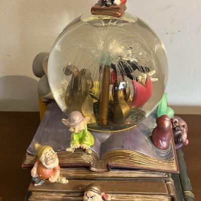 Walt Disney 75th Anniversary Musical Snow Globe With Original Tag