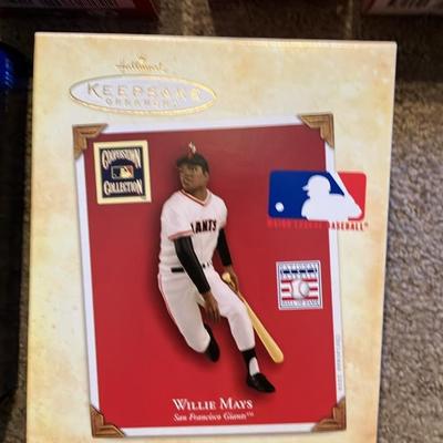 Hallmark Keepsake Ornaments. Collection of 17, primarily from the "At the Ballpark" Baseball and more