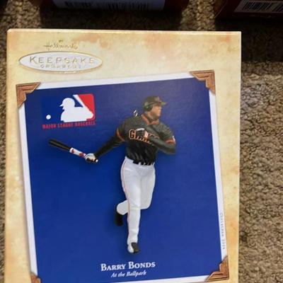Hallmark Keepsake Ornaments. Collection of 17, primarily from the "At the Ballpark" Baseball and more