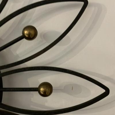 Vintage Lux Starburst Wall Clock: Mid-Century Modern Atomic Decor 24”
