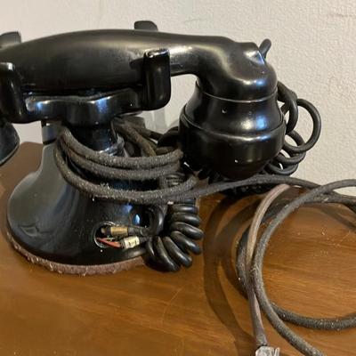 Vintage Western Electric Model 202 Rotary Dial Desk Telephone - Rewired for Modern Use