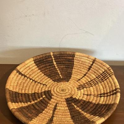 Collection of 7 handwoven Botswana baskets.