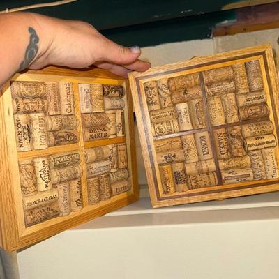 Sale Photo Thumbnail #186: D25-miscellaneous Storage and corkboard trivets