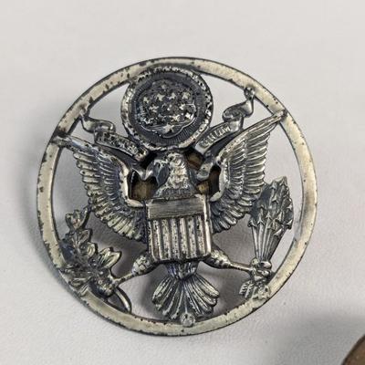 Sale Photo Thumbnail #2793: Vintage Mixed Lot Of Military Pins