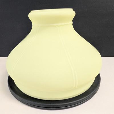 Sale Photo Thumbnail #416: Vintage Yellow Aladdin Lamp Shade